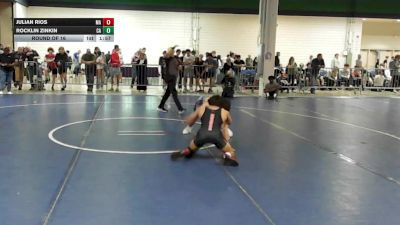 120 lbs Round Of 16 - Julian Rios, MA vs Rocklin Zinkin, CA