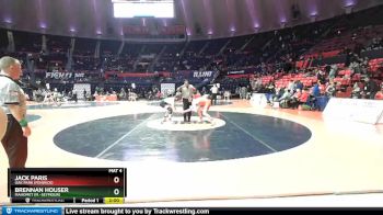 2A 182 lbs Quarterfinal - Brennan Houser, Mahomet (M.-Seymour) vs Jack Paris, Oak Park (Fenwick)