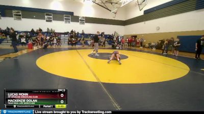 83 lbs Quarterfinal - Lucas Mohn, Mt Spokane Wrestling Club vs Mackenzie Dolan, Team Real Life Wrestling