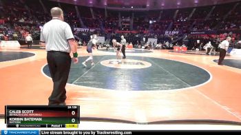 2A 126 lbs Cons. Round 3 - Korbin Bateman, Mattoon vs Caleb Scott, Bethalto (Civic Memorial)