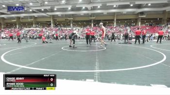 140 lbs Champ. Round 2 - Chase Jenny, Columbus vs Ryder Hood, Kansas Young Guns