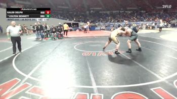4A Boys 285 lbs Champ. Round 1 - Colton Bennett, Sweet Home Boys vs Kaleb Delph, North Bend Boys