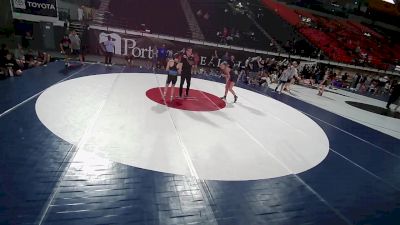 135 lbs Hannah Miller, Oklahoma 2 HS Girls vs Hailey Worden, Nevada 1 HS Girls