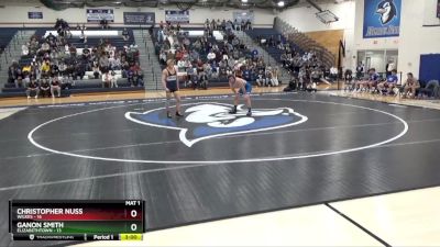 184 lbs Ganon Smith, Elizabethtown vs Christopher Nuss, Wilkes