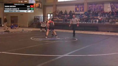 120 lbs Cons. Round 2 - Darin Brown, Campbell County vs Charles Gable VI, Central