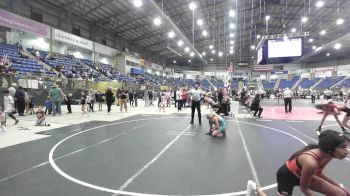 94 lbs Consolation - Amelia Martinez Guzman, Denver West Cowboys Wrestling vs Payton Schroeder, Top Notch