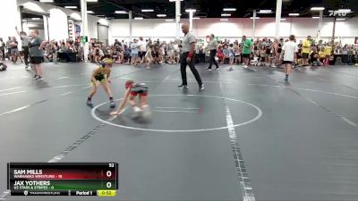 52 lbs Round 5 (6 Team) - Jax Yothers, U2 Stars & Stripes vs Sam Mills, Warhawks Wrestling