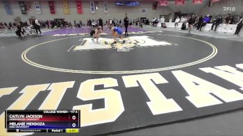 117 A Quarterfinal - Caitlyn Jackson, Lindenwood University vs Melanie Mendoza, King University
