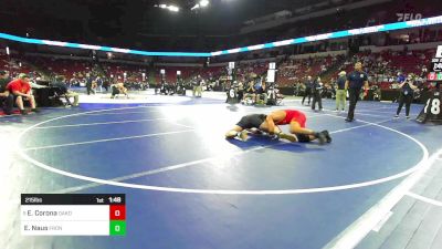 215 lbs Round Of 32 - Elias Corona, Oakdale vs Ethan Naus, Frontier