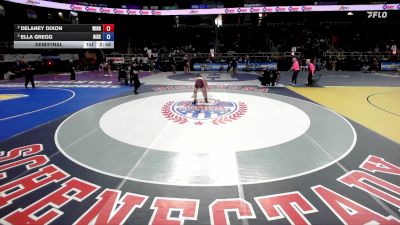 145 lbs Semifinal - Ella Gregg, Niskayuna-Schenectady vs Delaney Dixon, Windsor