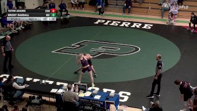 126 lbs Semis & 1st Wb (8 Team) - Taten Adams, Sturgis Brown vs Brody Randall, Watertown