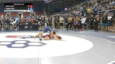 132 lbs Champ. Rd Of 16 - Jack Cole, Pennsylvania vs Jaden Thai, Hawaii