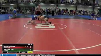 149 lbs Champ. Round 2 - Tristan Day, Luther vs John Ebaugh, Upper Iowa