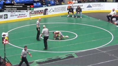 96 lbs Round Of 64 - Marco Angelicchio, Greater Latrobe vs Bently Ficks, Milton