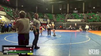 182 lbs Semifinal - Jack Lamey, Jr., Hoover vs Ronin Amsler, Bob Jones