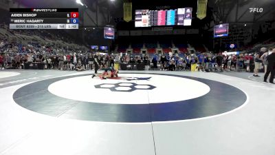 215 lbs Cons. Sub-quarters - Aiden Bishop, IL vs Meric Hagarty, IA