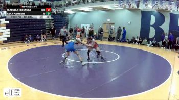130 lbs. Cons. Round 3 - Lea Chambers, Francis Howell vs Isabella Resendez, Glenwood