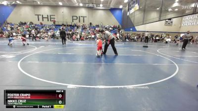 55 lbs Champ. Round 1 - Foster Crapo, Delta Wrestling Club vs Nikko Cruz, Team Prestige