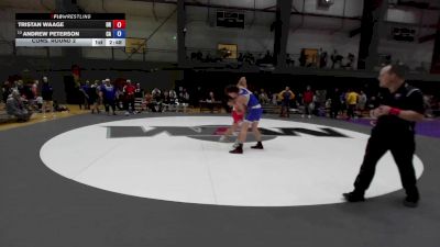 Junior Boys GR - 165 lbs Cons. Round 2 - Tristan Waage, OR vs Andrew Peterson, CA