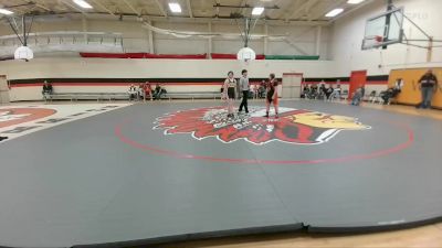 175-206 lbs Round 2 - Emila Ginest, Powell Middle School vs Jordan Potter, Greybull MS