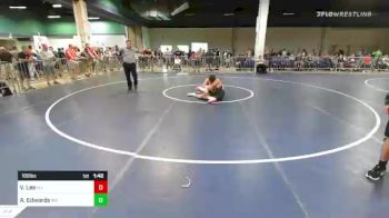 182 lbs Consi Of 32 #1 - Vincent Lee, NJ vs Aydan Edwards, WV