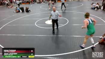 1A/2A 132 Quarterfinal - Sean Loughery, Bishop England vs Noah Thomas, High Point Academy