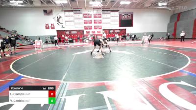 184 lbs Consi Of 4 - Luke Ciampa, UNATT - East Stroudsburg vs Vitali Daniels, UNATT - Edinboro