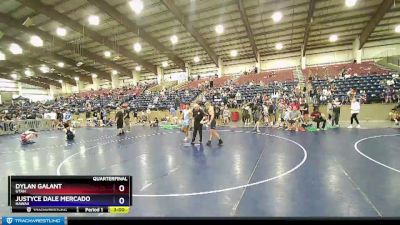 152 lbs Quarterfinal - Dylan Galant, Utah vs Justyce Dale Mercado, Hawaii