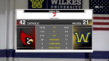 Replay: Catholic vs Wilkes - Women's | Jan 20 @ 4 PM