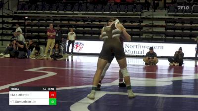 184 lbs Quarterfinal - Maximus Hale, Pennsylvania vs Tate Samuelson, Lehigh