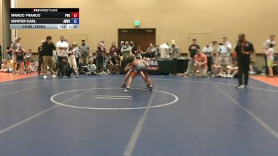 86 lbs Cons. Semis - Marco Franco, Parabellum Wrestling Academy vs Hunter Carl, ADWC