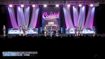 United Dream Elite - Icons [2026 L2 Junior - D2 - Small Day 2] 2026 Coastal at the Capitol Super Nationals