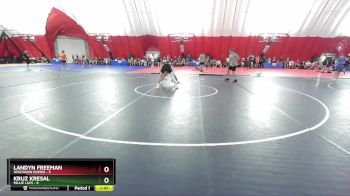 120 lbs Champ Round 1 (16 Team) - Kruz Kresal, Millie Lacs vs Landyn Freeman, Wisconsin Rapids