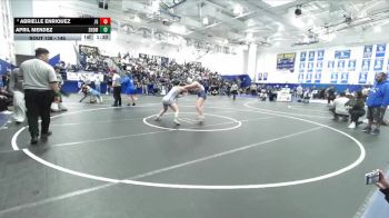 145 lbs Champ. Round 1 - April Mendez, San Dimas vs Abrielle Enriquez, John Glenn