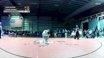 157 lbs 1st Place Match - Steven Garrett, Founders Acc vs Jaden Borsini, Yerington