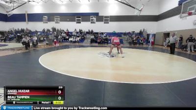 215 lbs Cons. Round 3 - Angel Huizar, Granger vs Beau Tampien, Mt. Spokane