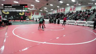 235 lbs Cons. Semi - Gia Coons, Orange Vista vs Alicia Espinoza, Central Valley