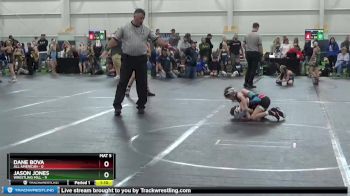 56 lbs Round 7 (8 Team) - Dane Bova, All American vs Jason Jones, Wrestling Mill