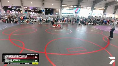 110 lbs Quarterfinal - Natalie Elizabeth King, Gracie Barra Westchase Wrestling Club vs Conrad Stoops, 3F Wrestling