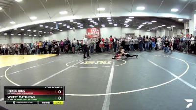 67 lbs Cons. Round 3 - Wyatt Matthews, Scanlan Wrestling Academy vs Ryker King, Matoaca Wrestling Club