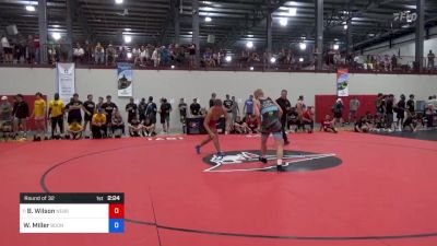 79 kg Round Of 32 - Bubba Wilson, Nebraska Wrestling Training Center vs Will Miller, Boone RTC
