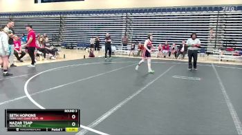 92 lbs Round 3 (6 Team) - Seth Hopkins, Terps East Coast Elite vs Nazar Tsap, Wolfpack WC