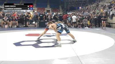 157 lbs Champ. Rd Of 128 - James Chicco, NY vs Cameron Sommers, IN