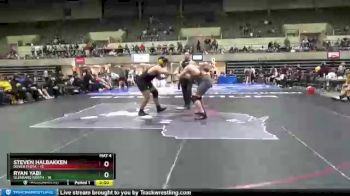 285 lbs Round 2 (4 Team) - Steven Halbakken, Dover Eyota vs Ryan Yabi, Glenbard North