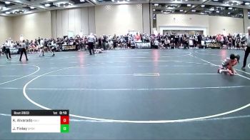 46 lbs Consolation - Kristian Alvarado, Kalispell WC vs Jacques Finley, Spokane Wrestling