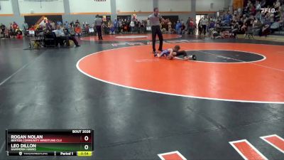 SPW-5 lbs Cons. Semi - Leo Dillon, Hammerin Hawks vs Rogan Nolan, Benton Community Wrestling Clu