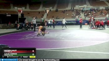 D1-150 lbs Champ. Round 1 - Lucas Conrad, Corona Del Sol vs Hayden Haley, Chaparral Hs