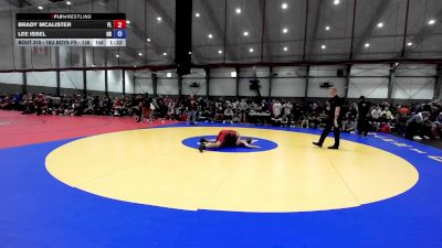 16U Boys FS - 138 lbs Cons. Round 2 - Brady Mcalister, FL vs Lee Issel, OR