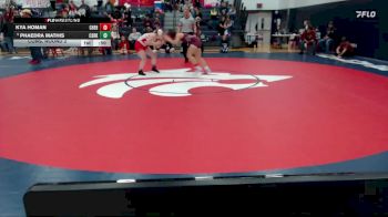 130 lbs Cons. Round 2 - Kya Homan, W. F. West (Girls) vs Phaedra Mathis, Castle Rock (Girls)