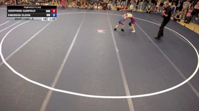 Champ. Round 3 - Josephine Ganfield, Kingdom Wrestling vs Emerson Olson, Rum River Wrestling